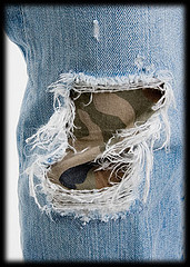   How to recycle jeans & Save money by gogreen.savegreen  