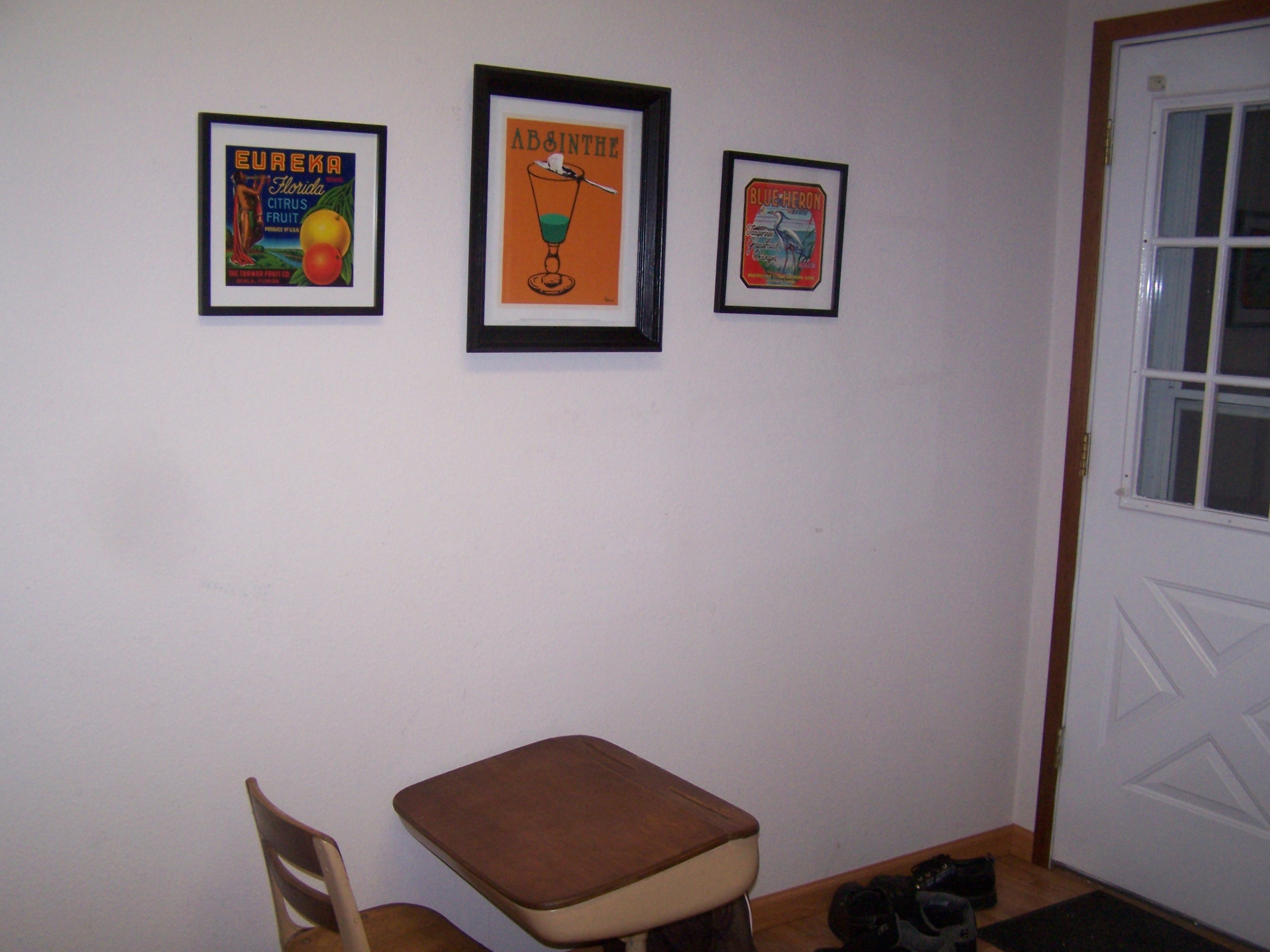 This is pretty much what the "finished"  landing strip wall looks like.