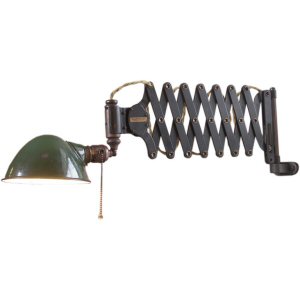 A scissor wall light.  A pair of these would make great bedside lamps. 