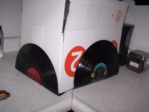 Cooling off under a box.