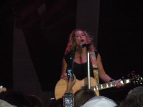 Heidi Newfield in conert.  She sings 'Johnny and June' which is going to be our wedding song!